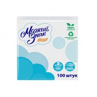 С50 Салфетки Мягкий Знак, 100 листов, 2 слоя