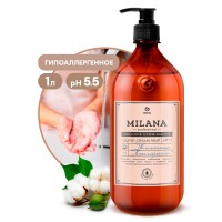 125645 Крем-мыло жидкое увлажняющее "Milana Professional" (флакон 1000мл)