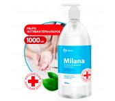 125435 Жидкое мыло  "Milana антибактериальное"  с дозатором (флакон 1000 мл)