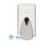 493578 Дозатор для жидкого мыла Luscan Professional 500мл, бело-серый пластик
