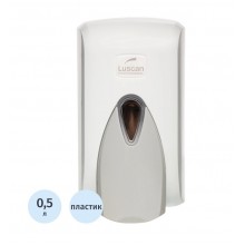 493578 Дозатор для жидкого мыла Luscan Professional 500мл, бело-серый пластик