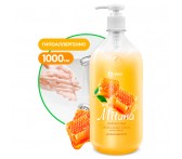 126101 Средство для мытья кожи рук "Milana" молоко и мед с дозатором (флакон 1000 мл)