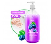 126301 Средство для мытья кожи рук "Milana" черника в йогурте с дозатором (флакон 1000 мл)