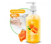 126100 Средство для мытья кожи рук "Milana" молоко и мед с дозатором (флакон 500 мл)