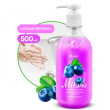 126300 Средство для мытья кожи рук "Milana" черника в йогурте с дозатором (флакон 500 мл)
