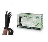 4036534631256 Перчатки НИТРИЛОВЫЕ N 136 №100пар SFM Supersoft Black 100 - р. S (МАЛ.)