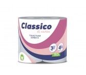 С402 Туалетная бумага «Classico di carta» 3 слоя 4 рулона