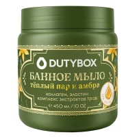 db-1230 Банное мыло для тела Dutybox 450 мл.Аромат:Теплый пар и амбра