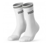 ST-1571 Высокие носки GRASS белые, размер 35-38