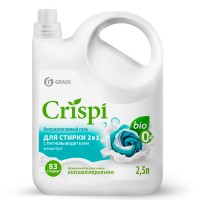 125945 Гель для стирки 2 в 1 с пятновыводителем концентрат CRISPI,  2500 мл