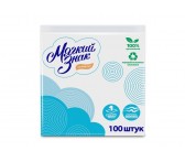 С4 Салфетки Мягкий Знак, 100 листов, 1 слой