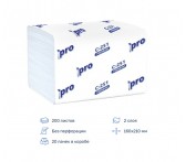 С251 Салфетки бумажные двухслойные "Protissue" 200 листов, 20 пач/уп