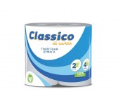 C398 Туалетная бумага «Classico di carta» 2 слоя 4 рулона