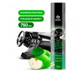 120107-5 DASHBOARD Cleaner Яблоко полироль очиститель пластика (аэрозоль 750 мл)
